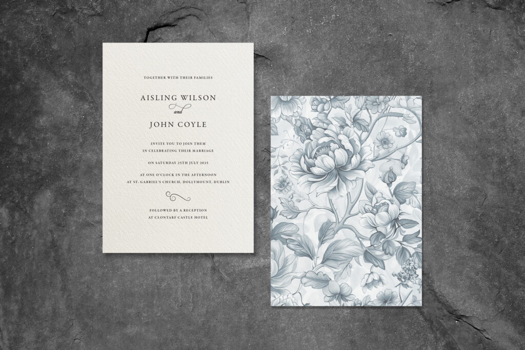 Reverse print, botanical art example.