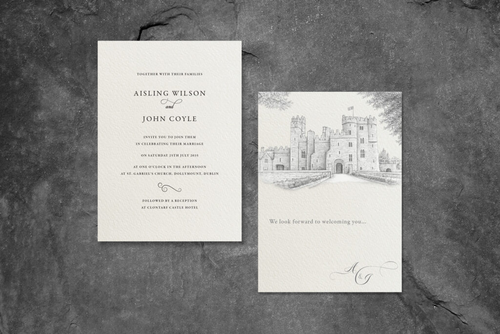 Reverse print, illustration example.