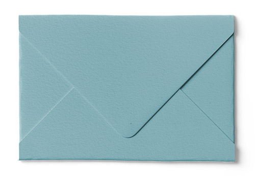 Steel blue envelope